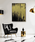 Gilded Dreams Nocturne Cascade Abstract Oil Painting - Furnt