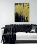 Gilded Dreams Nocturne Cascade Abstract Oil Painting - Furnt