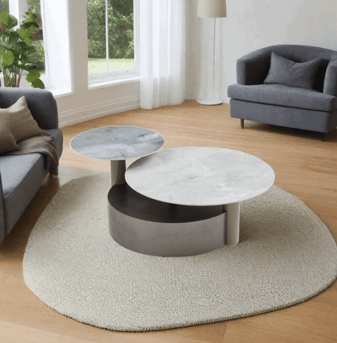 Harmony Sintered Stone Coffee Table - Furnt