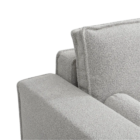 Harrison Corner Sofa Bed in Olive Green Chenille, Navy Chenille or Natural Boucle