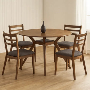 Harvey Round Wooden Dining Table - 120cm
