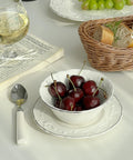 Heavenly Angels Christmas Dining Set - 248ml Cup & 22cm Plate with Festive Details