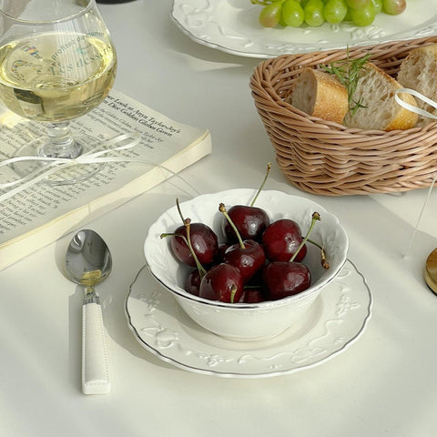 Heavenly Angels Christmas Dining Set - 248ml Cup & 22cm Plate with Festive Details