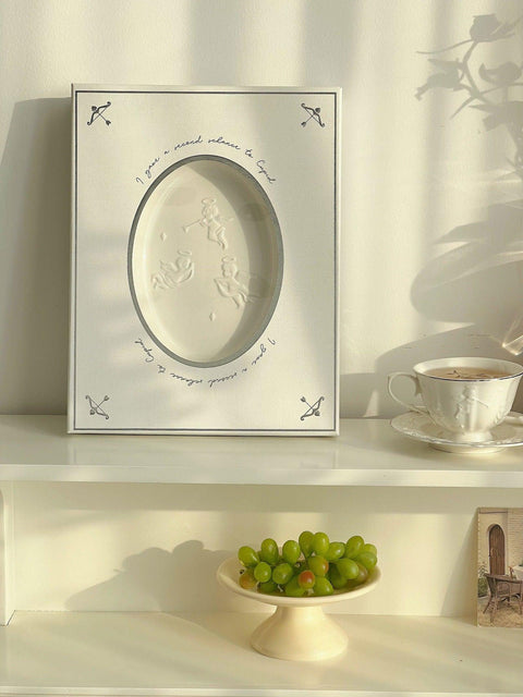 Heavenly Angels Christmas Dining Set - 248ml Cup & 22cm Plate with Festive Details