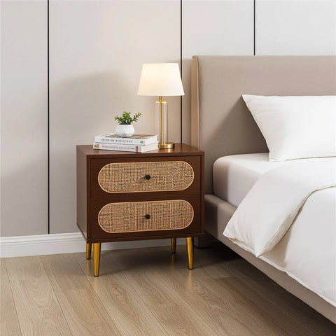 Izzy-2-Drawer-Rattan-Bedside-Cabinet-Walnut-1