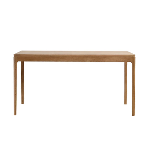 Kinfolk Mid-Century Modern Oak Effect 4-6 Seater Rectangle Wooden Dining Table - 150cm