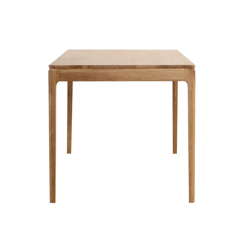Kinfolk Mid-Century Modern Oak Effect 4-6 Seater Rectangle Wooden Dining Table - 150cm