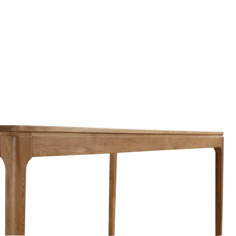 Kinfolk Mid-Century Modern Oak Effect 4-6 Seater Rectangle Wooden Dining Table - 150cm