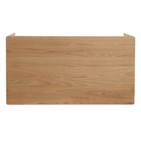 Kinfolk Mid-Century Modern Oak Effect 4-6 Seater Rectangle Wooden Dining Table - 150cm