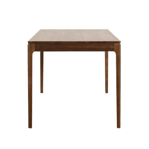 Kinfolk Mid-Century Modern Walnut Effect 4-6 Seater Rectangle Wooden Dining Table - 150cm