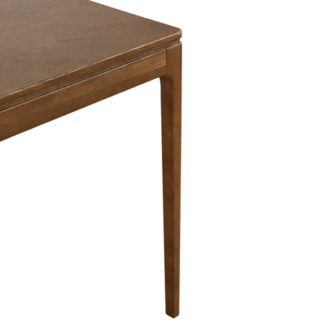 Kinfolk Mid-Century Modern Walnut Effect 4-6 Seater Rectangle Wooden Dining Table - 150cm