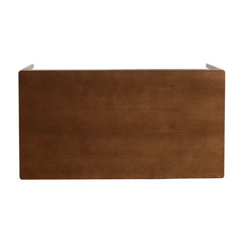 Kinfolk Mid-Century Modern Walnut Effect 4-6 Seater Rectangle Wooden Dining Table - 150cm