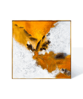 Larvos Volcanic Abstract Oil Painting - Furnt