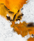 Larvos Volcanic Abstract Oil Painting - Furnt