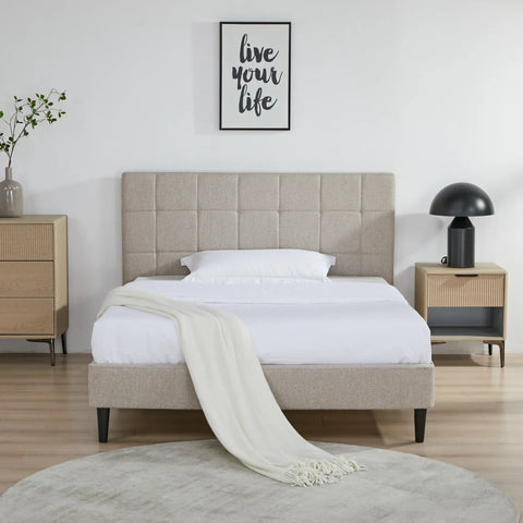Linear-Double-Size-Upholstery-Bed-Beige-1
