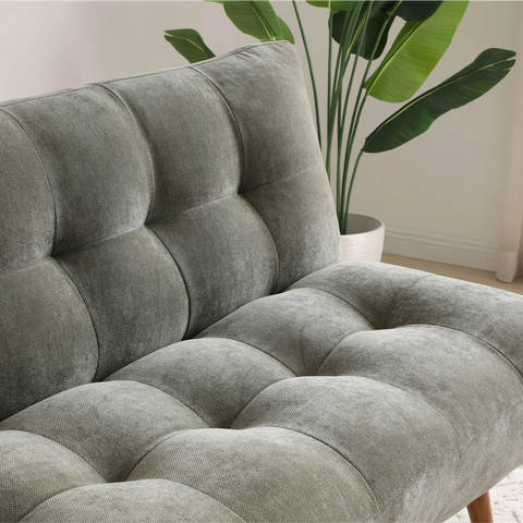Lux Sofa Bed in Washed Olive Chenille, Terracotta Chenille or Denim Chenille