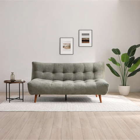 Lux Sofa Bed in Washed Olive Chenille, Terracotta Chenille or Denim Chenille