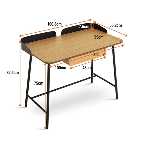 Maven Natural Effect Dressing Table with Drawer