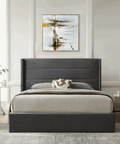 Madi Grey Double Upholstered Bed
