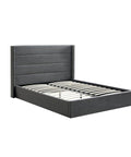 Madi Grey Double Upholstered Bed