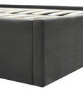 Madi Grey Double Upholstered Bed