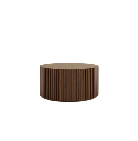 Madison Round Walnut Coffee Table - Furnt