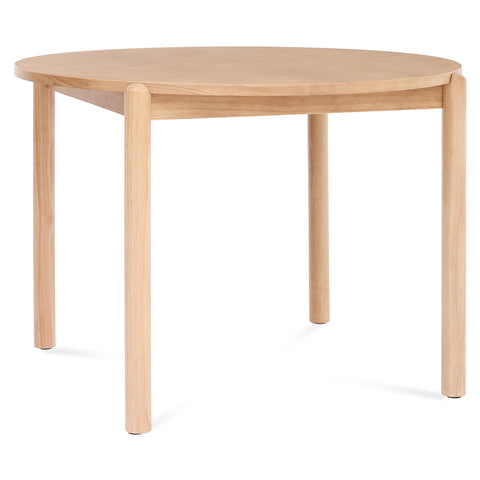 Nomi Oak Round Wooden Dining Table - 105cm