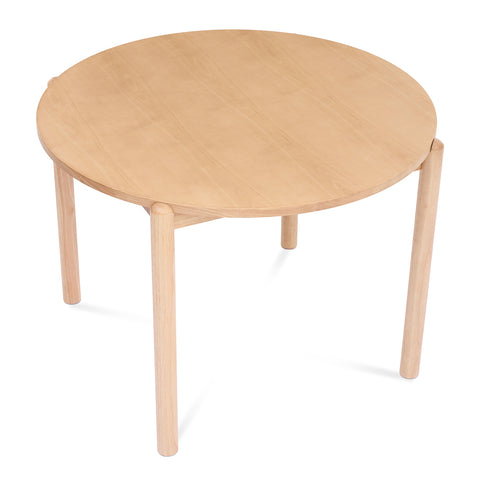 Nomi Oak Round Wooden Dining Table - 105cm