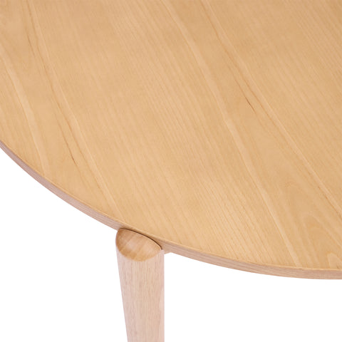 Nomi Oak Round Wooden Dining Table - 105cm