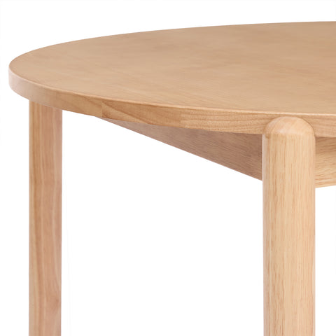 Nomi Oak Round Wooden Dining Table - 105cm