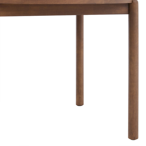 Nomi Walnut Effect 2-4 Seater Round Wooden Dining Table - 105cm