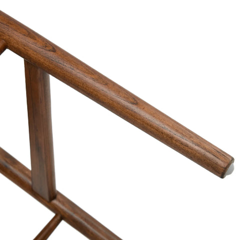 Osunba Set of 2 Dining Chairs, Black Weave | Walnut Effect Beech Solid Wood