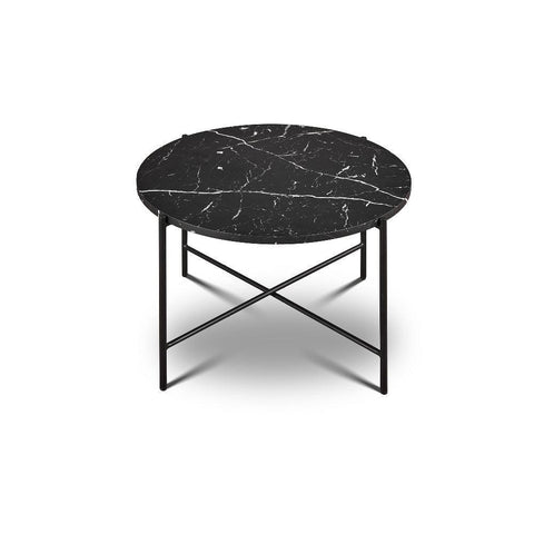 Orbit Marble-Top Round Side Table Set - Lumber & Hollow Designs