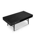 Pivot Rectangle Coffee Table with Sleek Black Finish