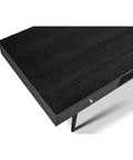 Pivot Rectangle Coffee Table with Sleek Black Finish