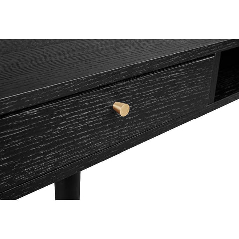 Pivot Rectangle Coffee Table with Sleek Black Finish