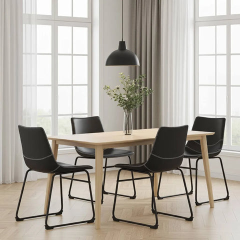 Ray-Set-of-4-Black-PU-Leather-Dining-Chairs-11