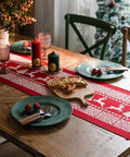 Red Reindeer Christmas Table Runner – 180 x 35 cm