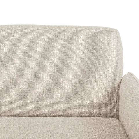 Resten Fabric Click-Clark 3-Seater Sofa Bed – Cream