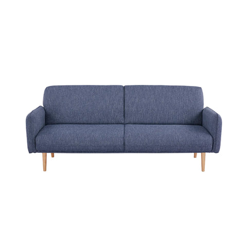Resten Fabric Click-Clark 3-Seater Sofa Bed – Navy