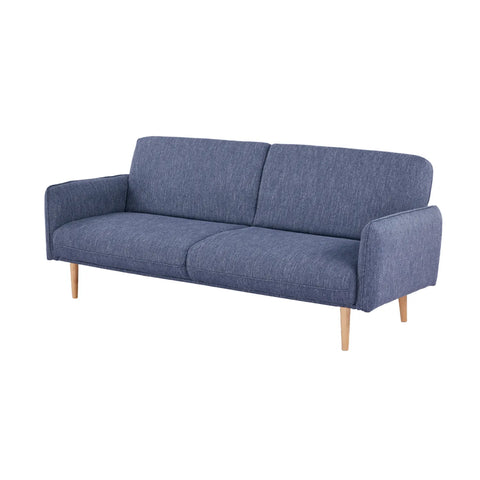 Resten Fabric Click-Clark 3-Seater Sofa Bed – Navy