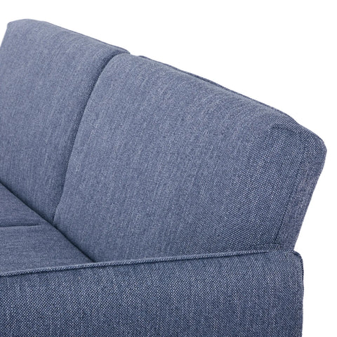 Resten Fabric Click-Clark 3-Seater Sofa Bed – Navy