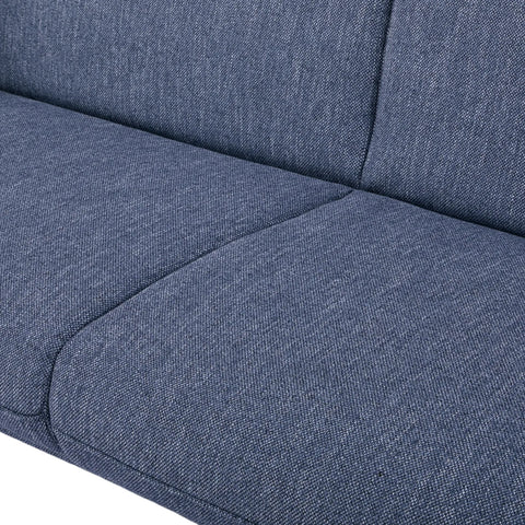 Resten Fabric Click-Clark 3-Seater Sofa Bed – Navy