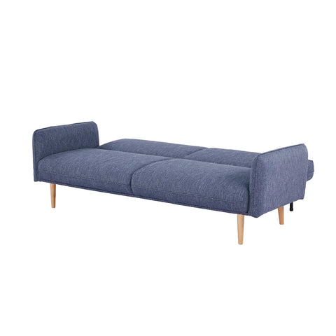 Resten Fabric Click-Clark 3-Seater Sofa Bed – Navy