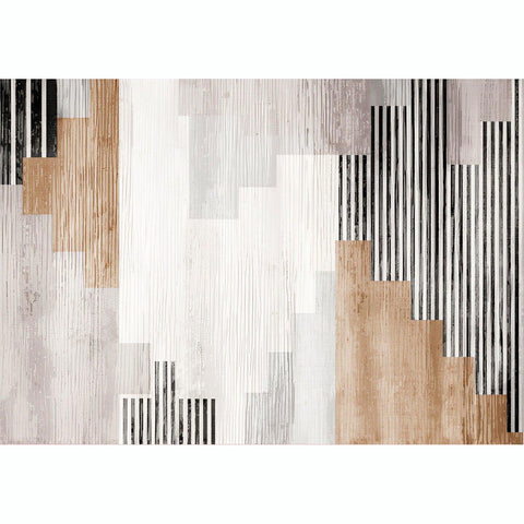 Roof Modern Abstract Lines Design Rug - 160 x 200cm - Furnt