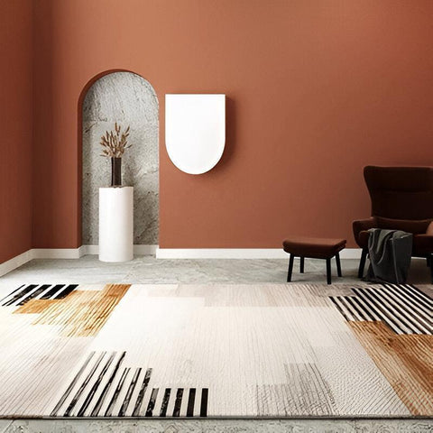 Roof Modern Abstract Lines Design Rug - 160 x 200cm - Furnt