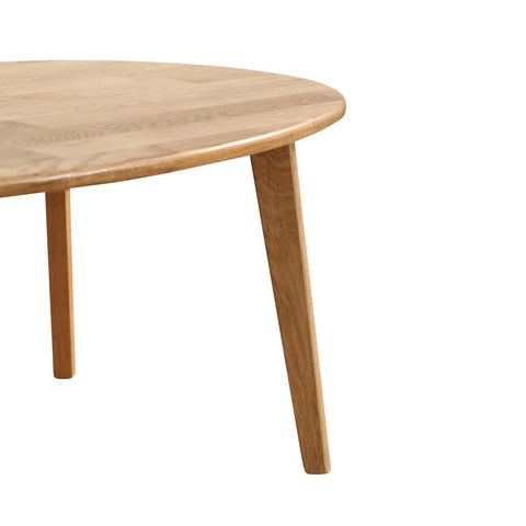 Rune Oak Oval Wooden Coffee Table