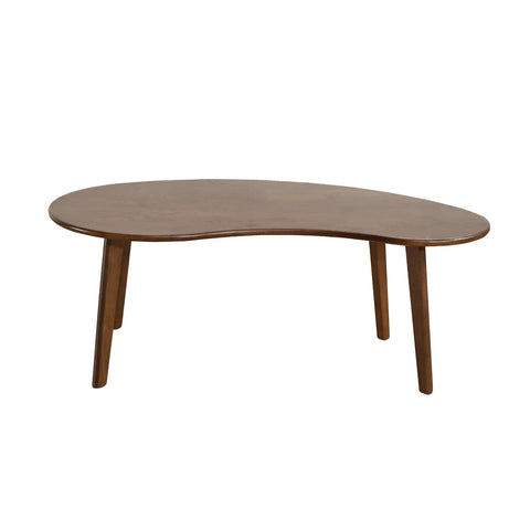 Rune Walnut Oval Wooden Coffee Table