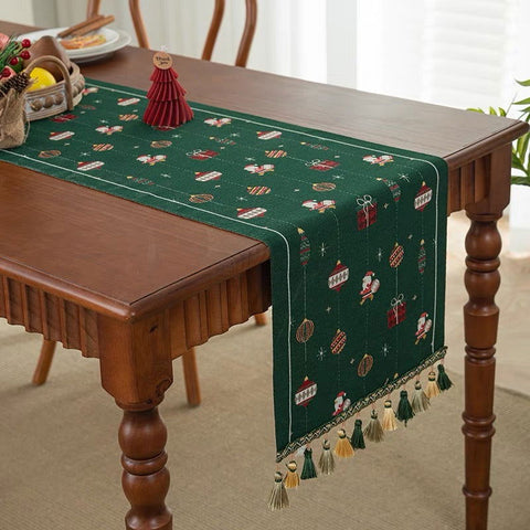 Santa’s Festive Cheer Table Runner – 180 x 35 cm