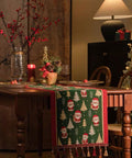 Santa's Jolly Christmas Table Runner – 180 x 35 cm